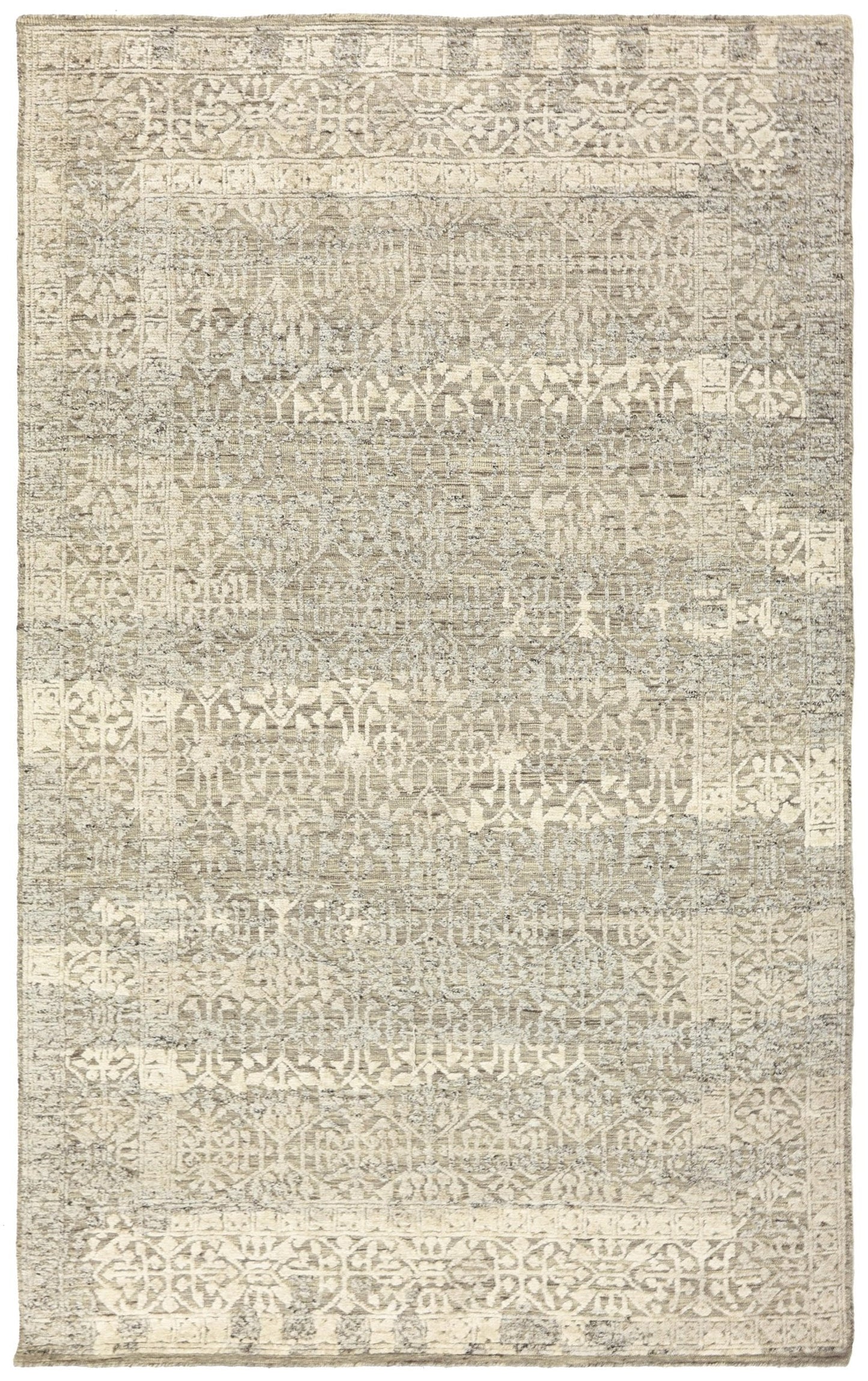 Mamluk High Low Handwoven Transitional Rug
