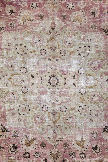 Vintage Mashad Handwoven Transitional Rug, J75804