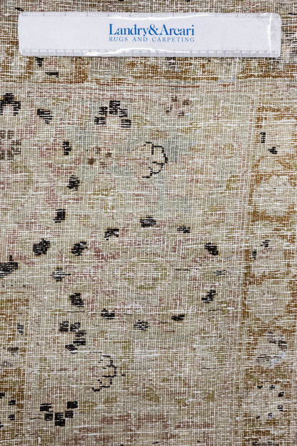 Vintage Mashad Handwoven Transitional Rug, J75804