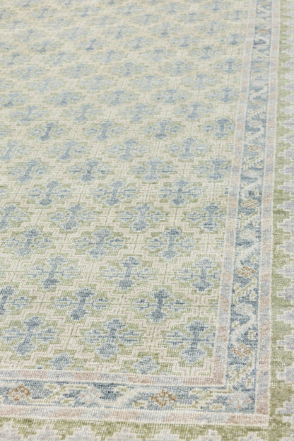 Needlepoint Handwoven Transitional Rug, GS-08 LEAF
