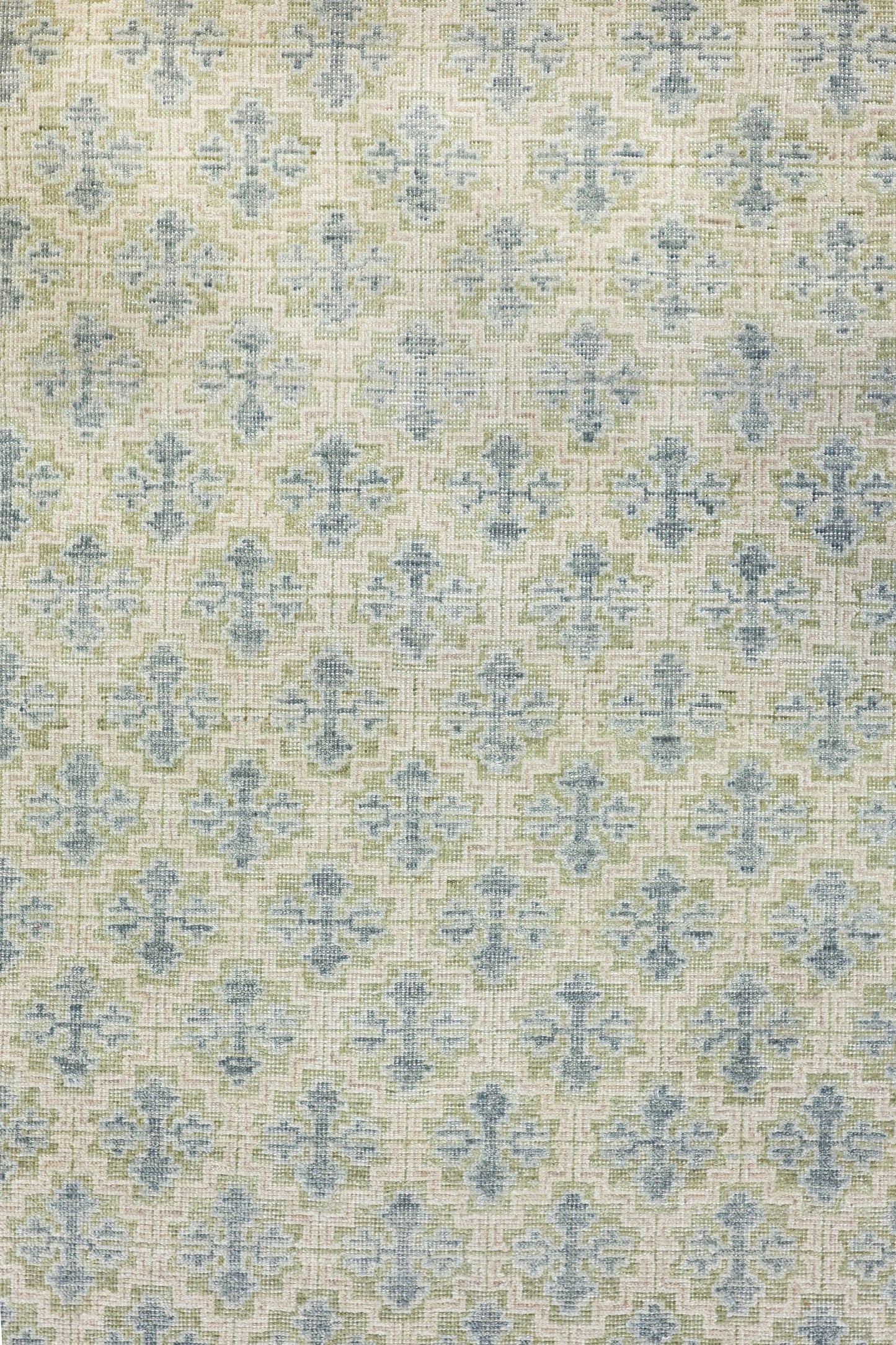 Needlepoint Handwoven Transitional Rug, GS-08 LEAF