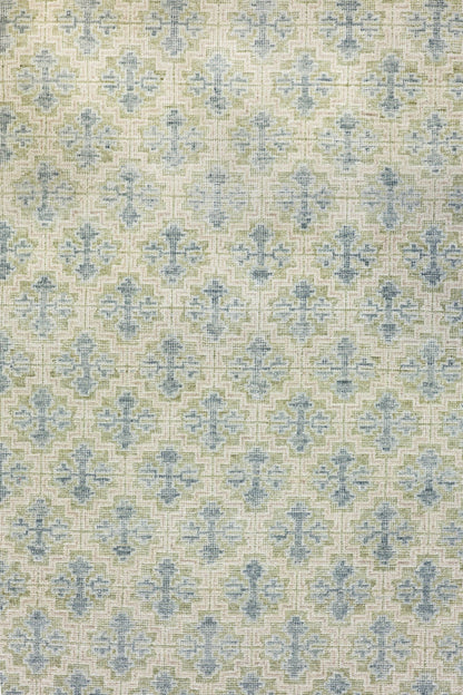Needlepoint Handwoven Transitional Rug, GS-08 LEAF