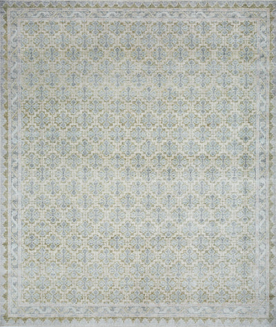 Needlepoint Handwoven Transitional Rug