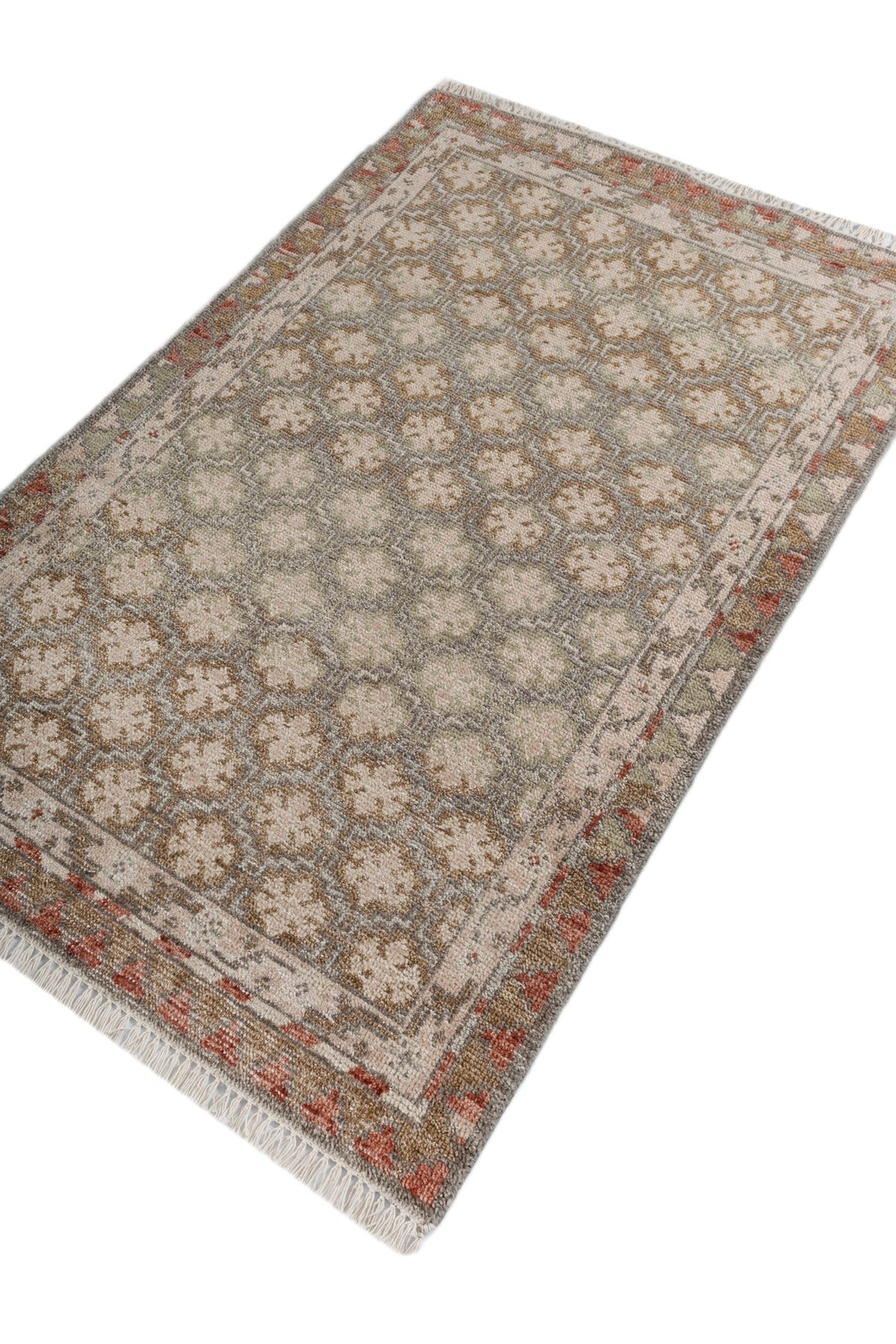 Needlepoint Handwoven Transitional Rug, J87575