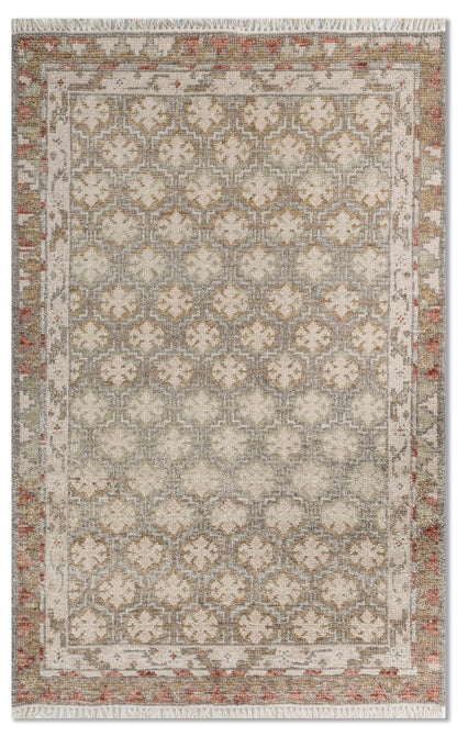 Needlepoint Handwoven Transitional Rug