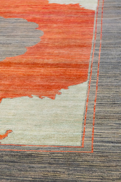 Open Field Handwoven Transitional Rug, J88466