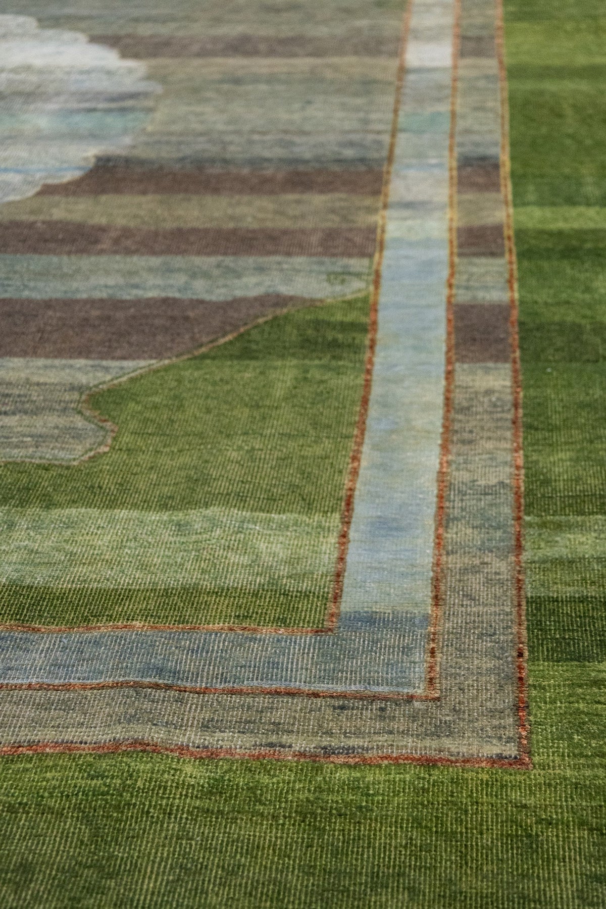 Open Field Handwoven Transitional Rug, J88467