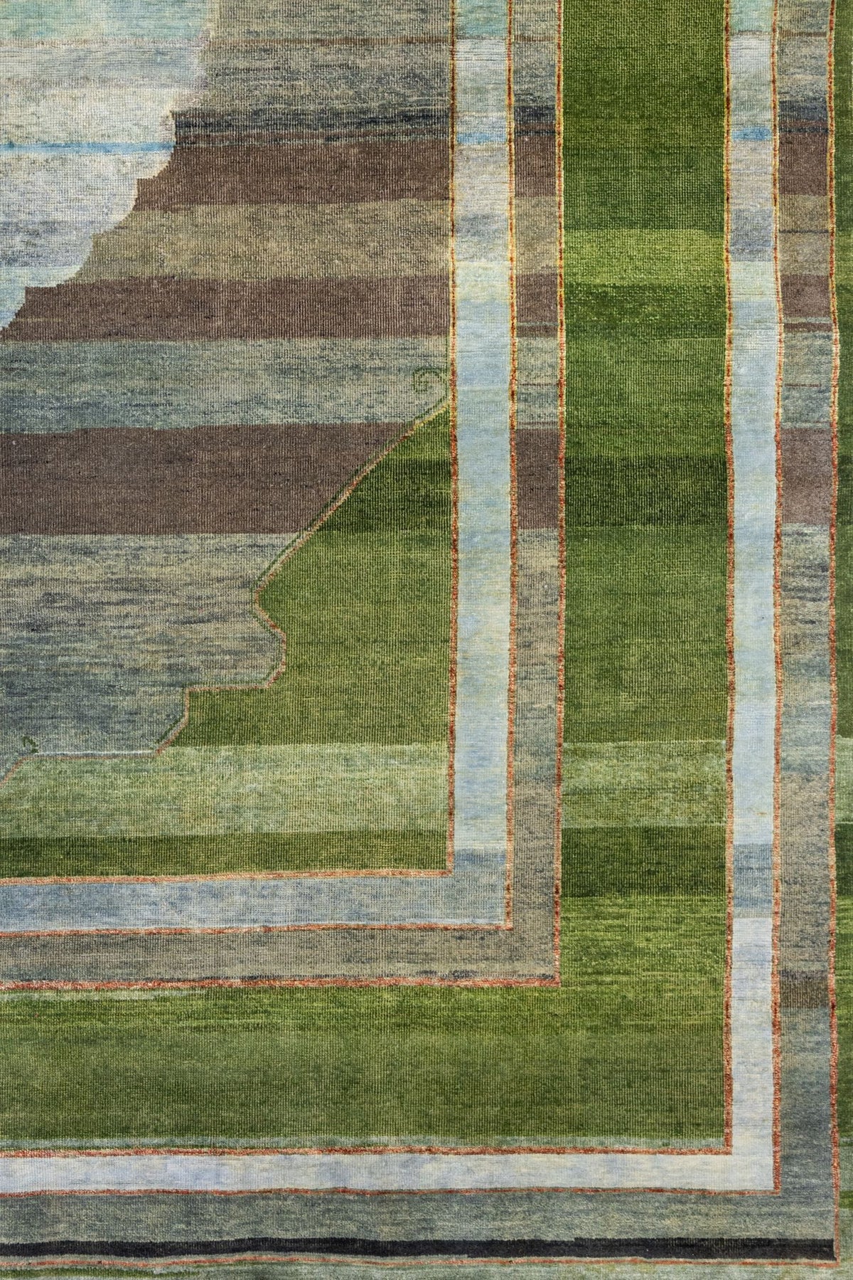 Open Field Handwoven Transitional Rug, J88467