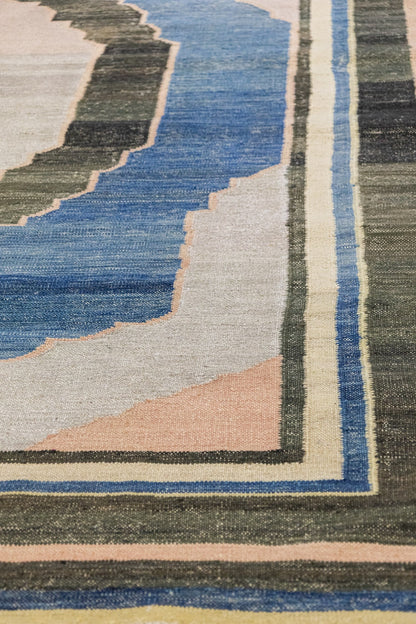 Open Field Handwoven Transitional Rug, J88475