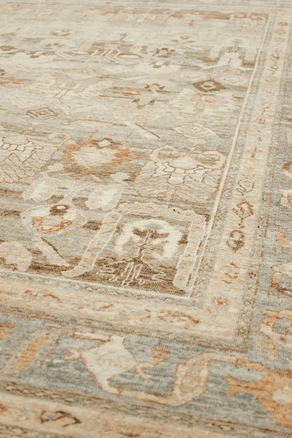 Oushak Handwoven Transitional Rug, J72026