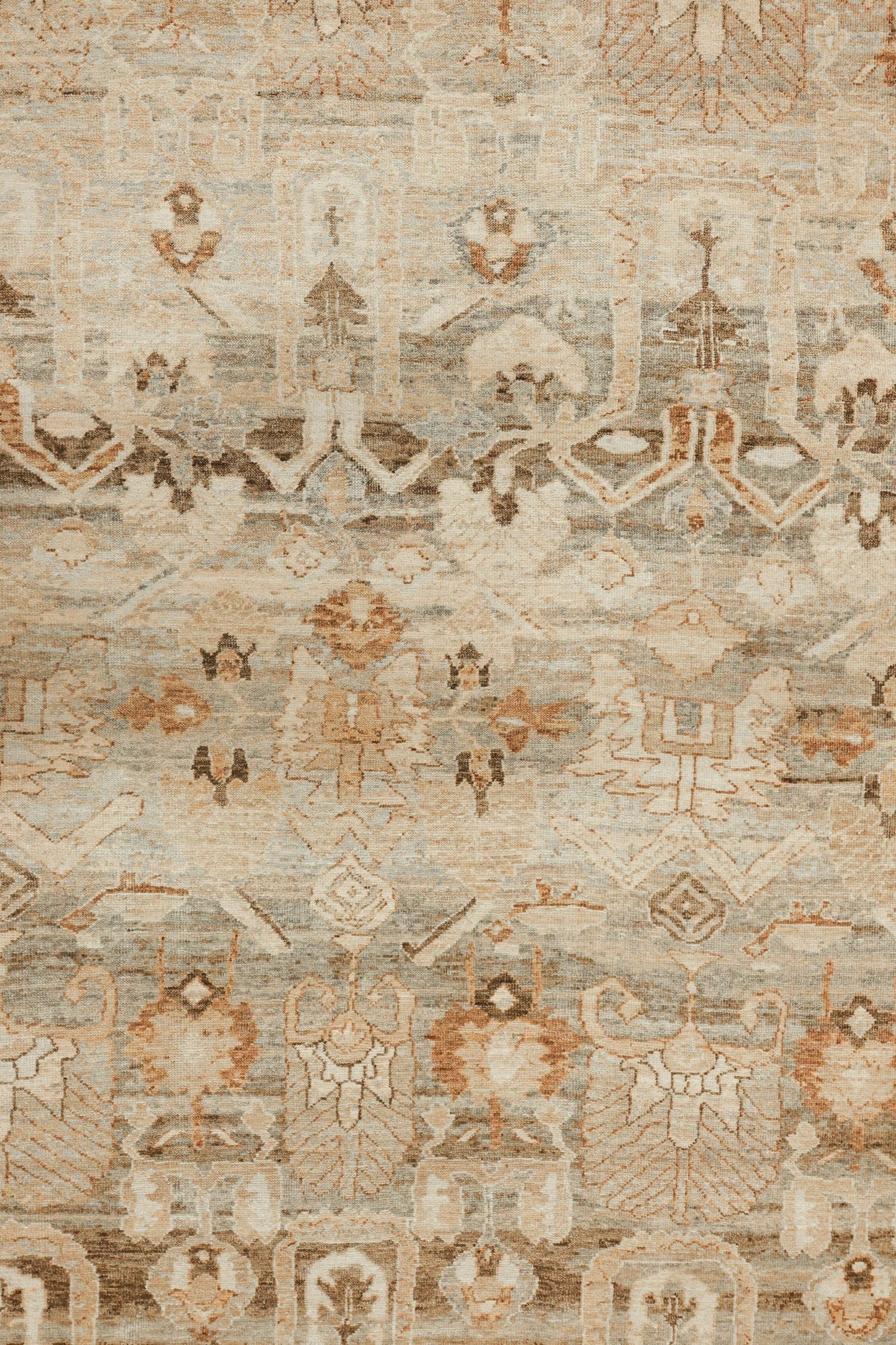 Oushak Handwoven Transitional Rug, J72026