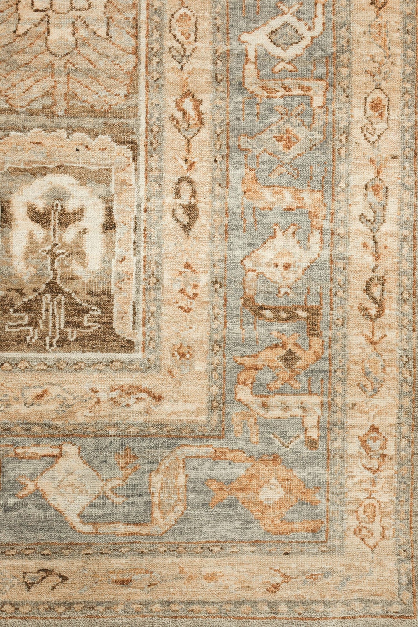 Oushak Handwoven Transitional Rug, J72026