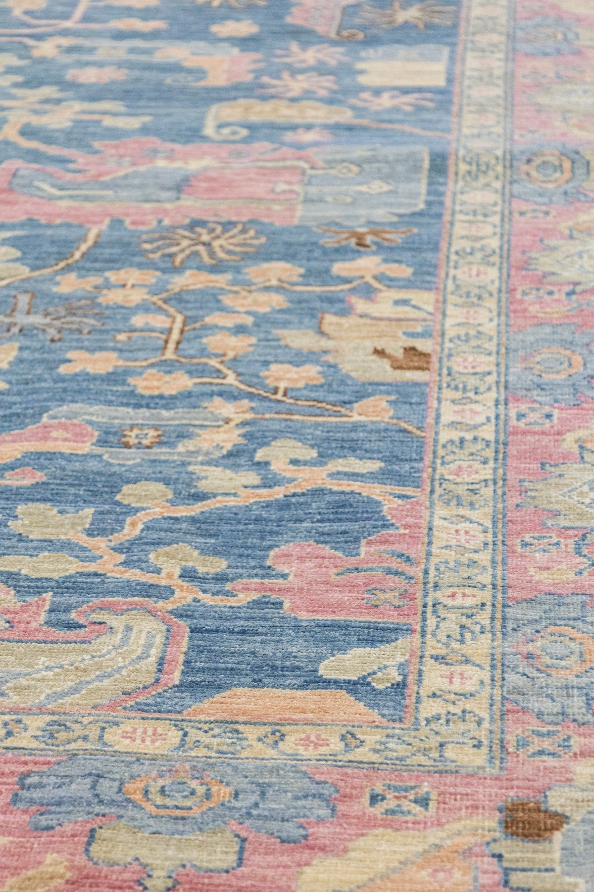 Oushak Handwoven Transitional Rug, J89233