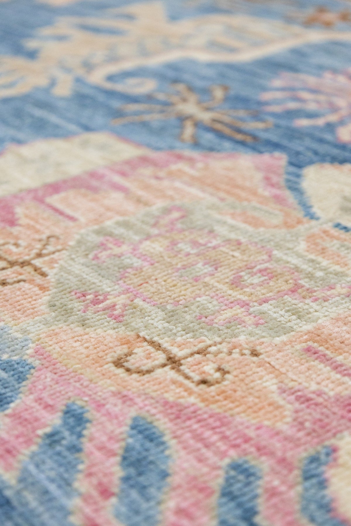 Oushak Handwoven Transitional Rug, J89233