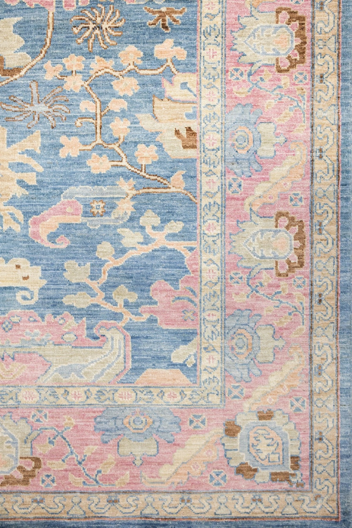 Oushak Handwoven Transitional Rug, J89233
