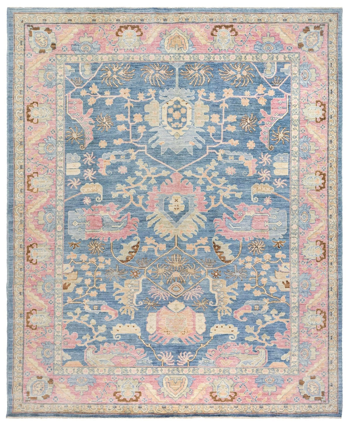 Oushak Handwoven Transitional Rug