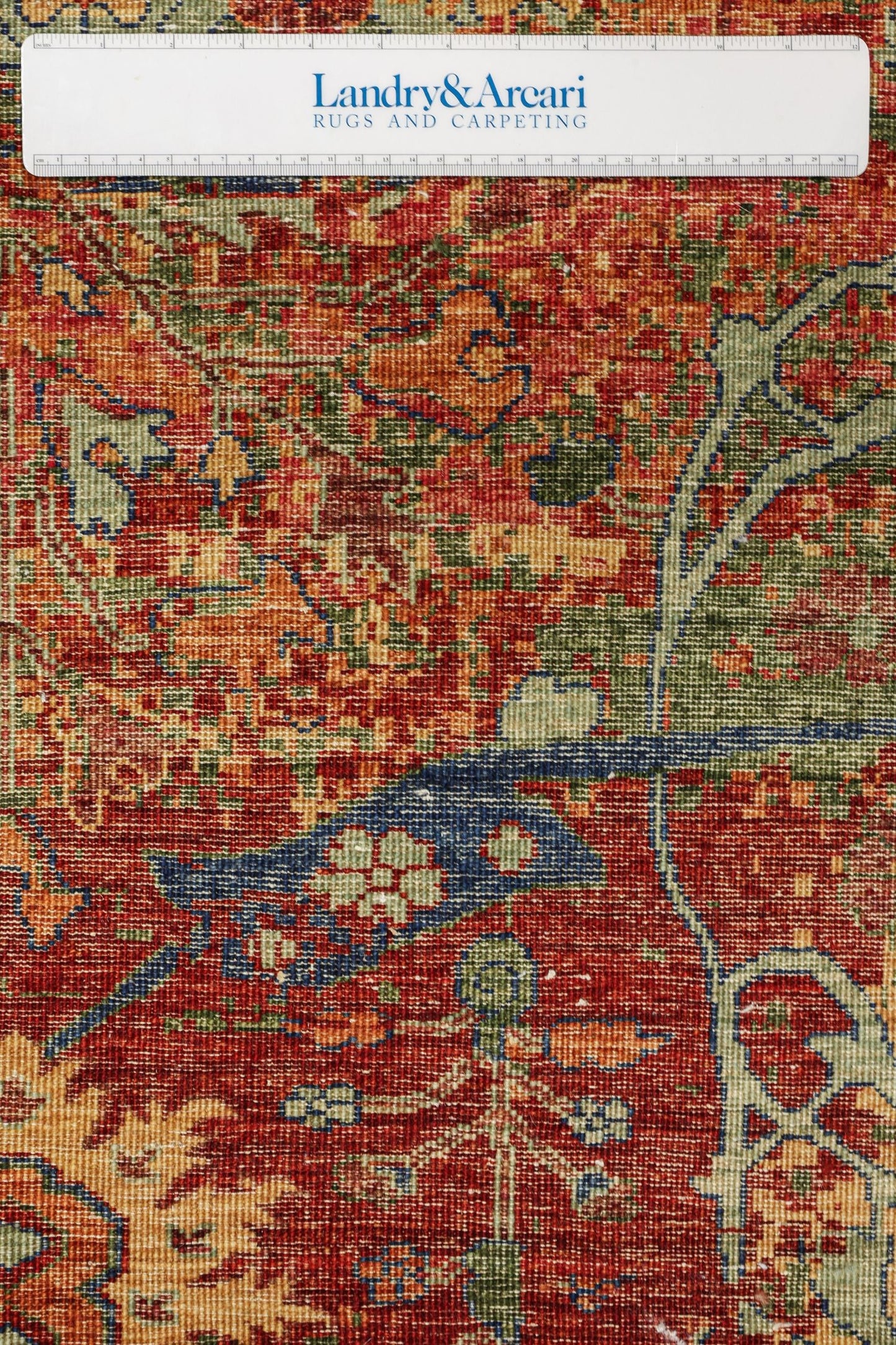 Palmette Handwoven Transitional Rug, J81051