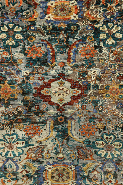 Palmette Handwoven Transitional Rug, J81068