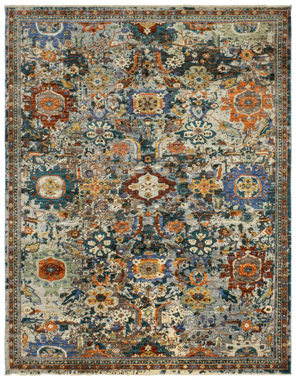 Palmette Handwoven Transitional Rug