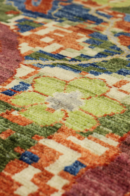 Palmette Handwoven Transitional Rug, J81087