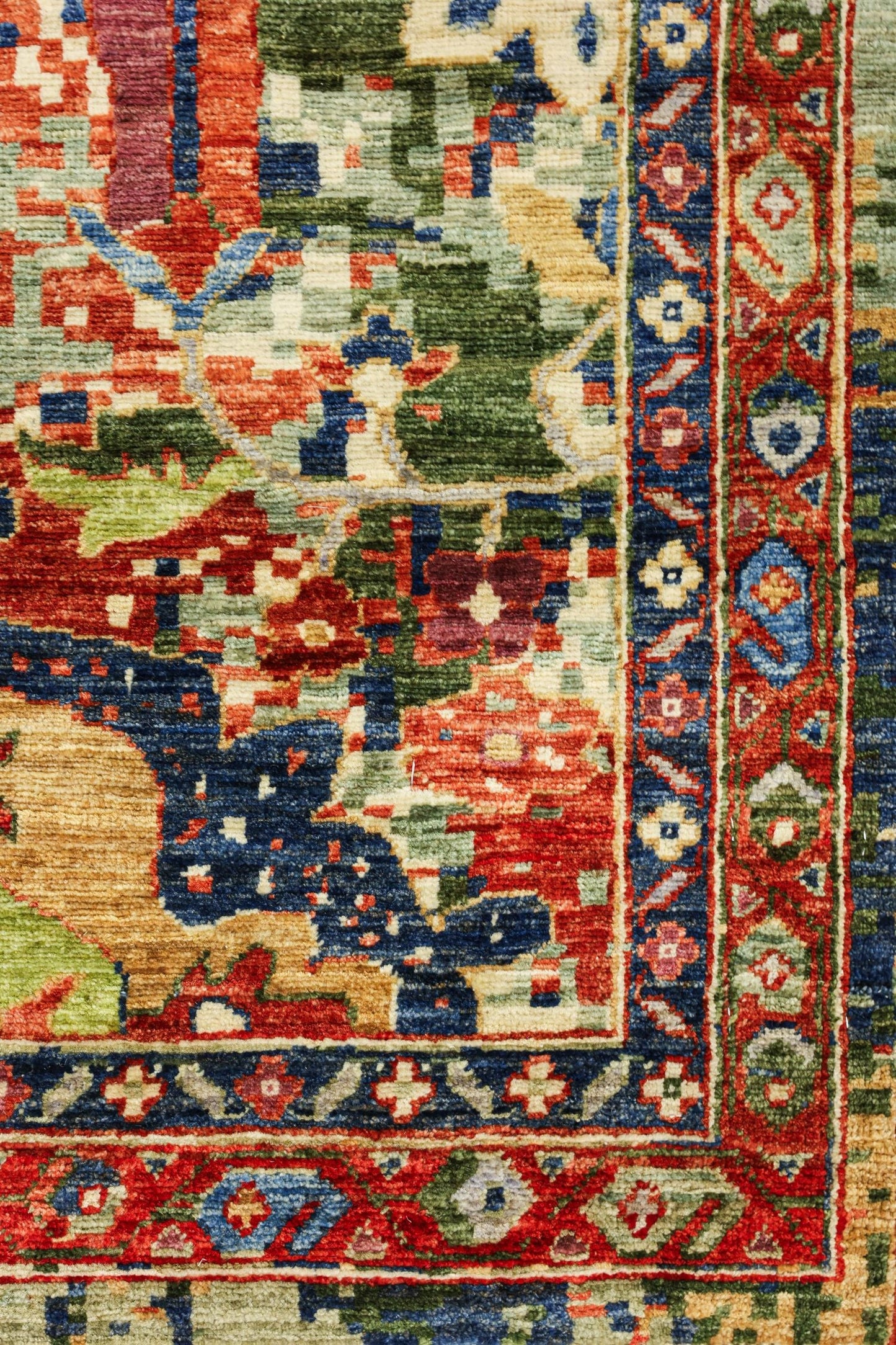 Palmette Handwoven Transitional Rug, J81087