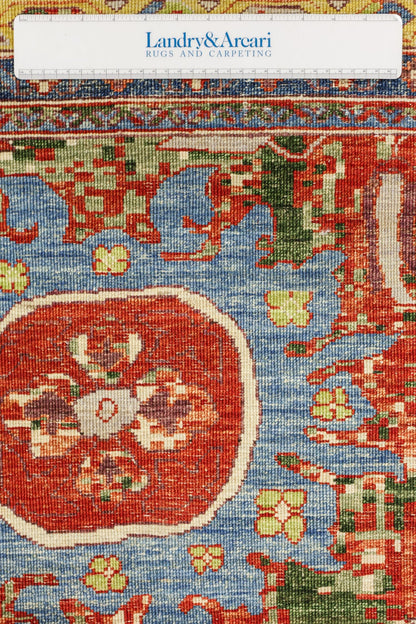Palmette Handwoven Transitional Rug, J81110