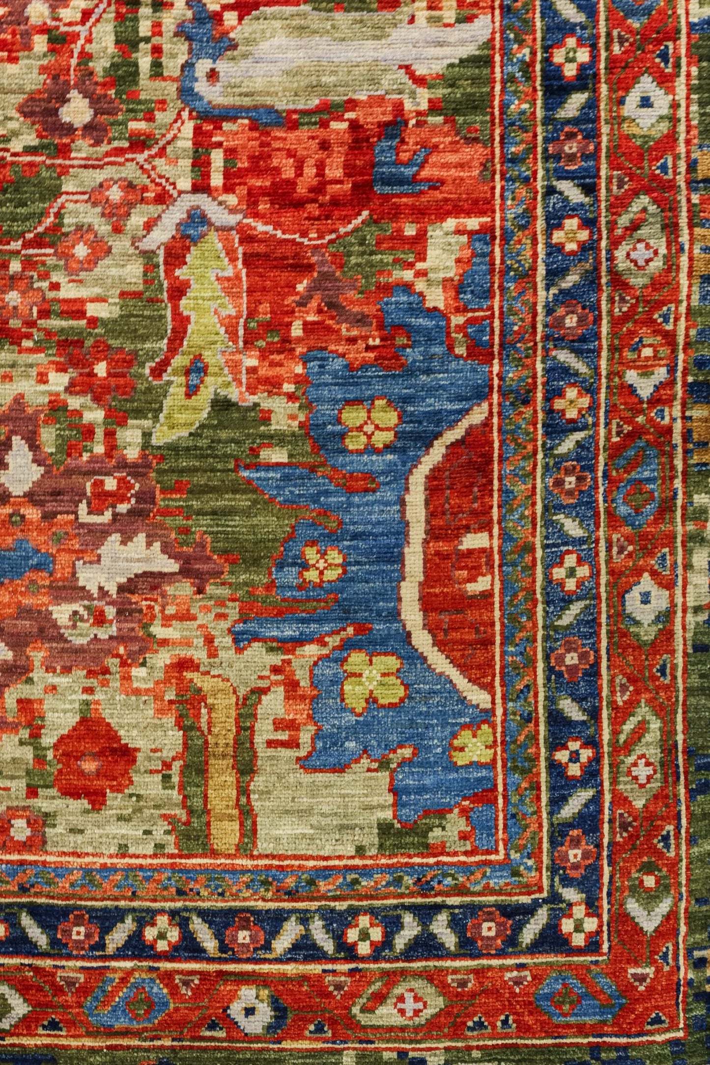 Palmette Handwoven Transitional Rug, J81113
