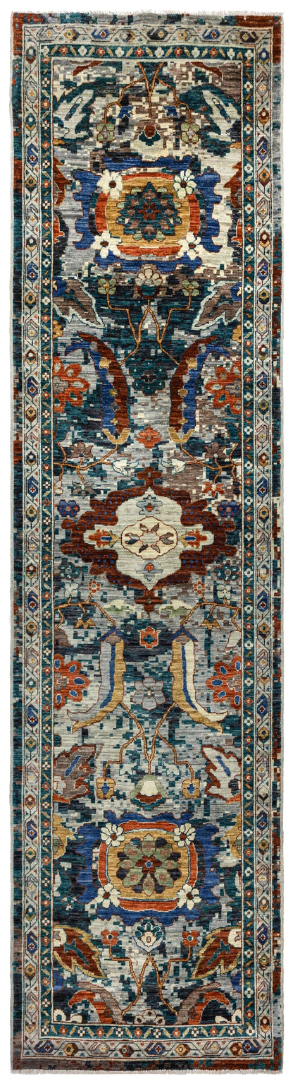 Palmette Handwoven Transitional Rug