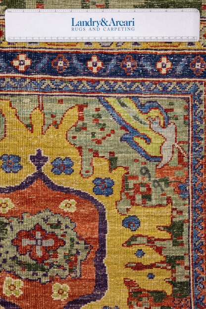 Palmette Handwoven Transitional Rug, J87747