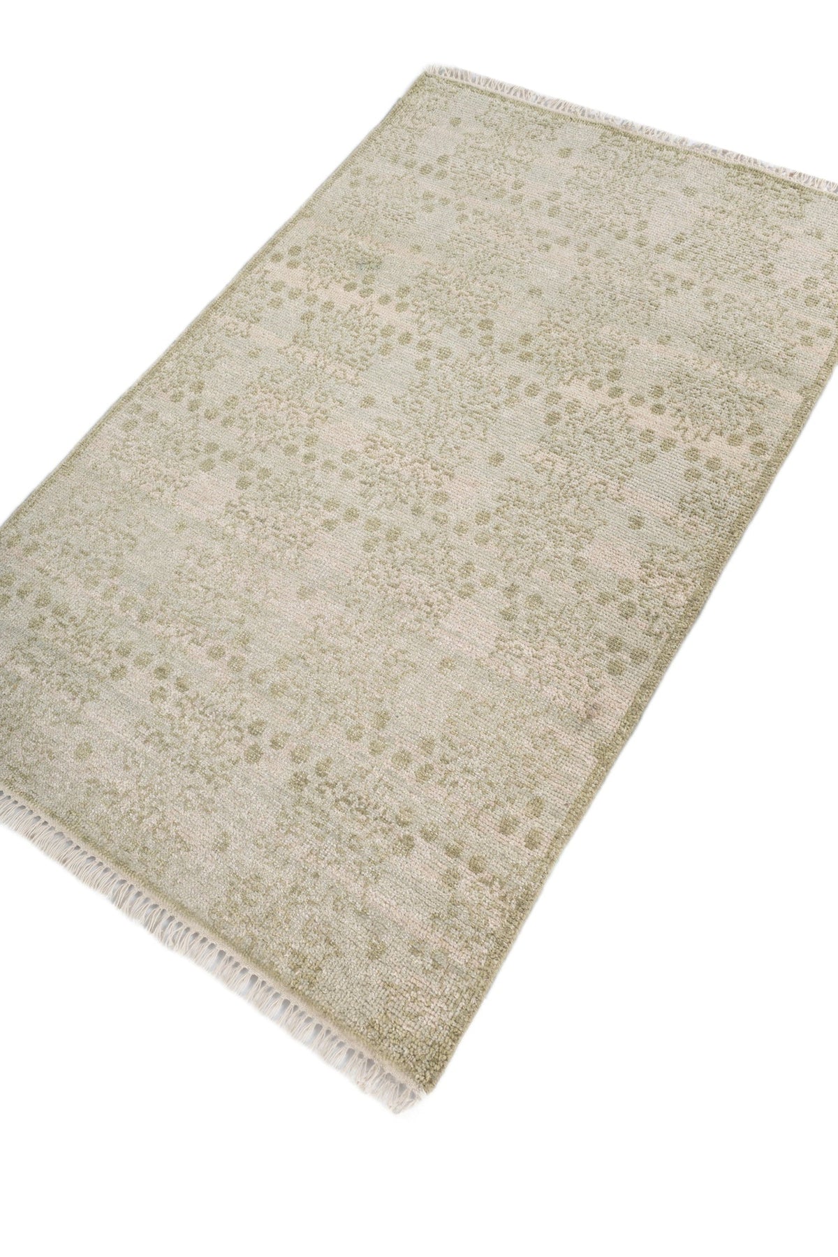 Parchment Vine Handwoven Transitional Rug, J87574