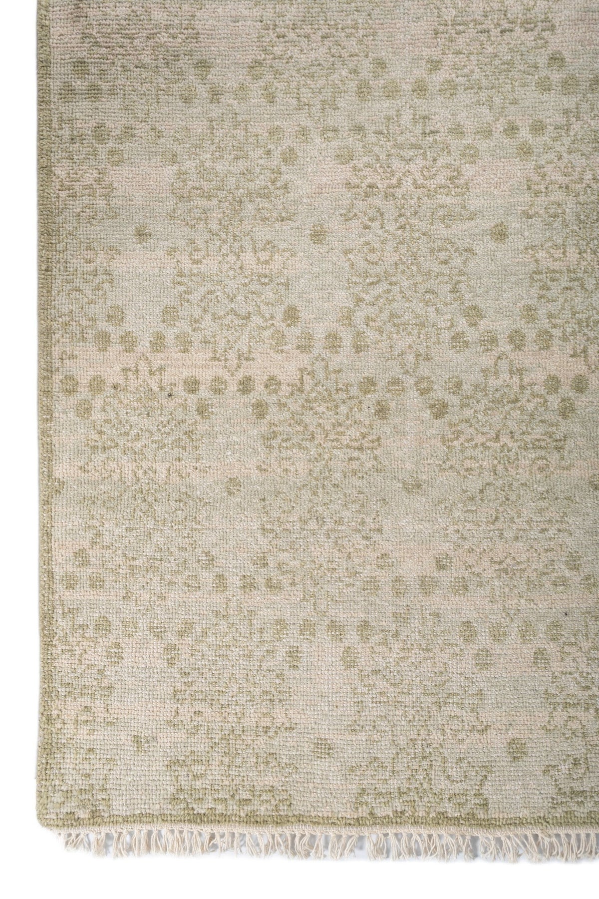 Parchment Vine Handwoven Transitional Rug, J87574