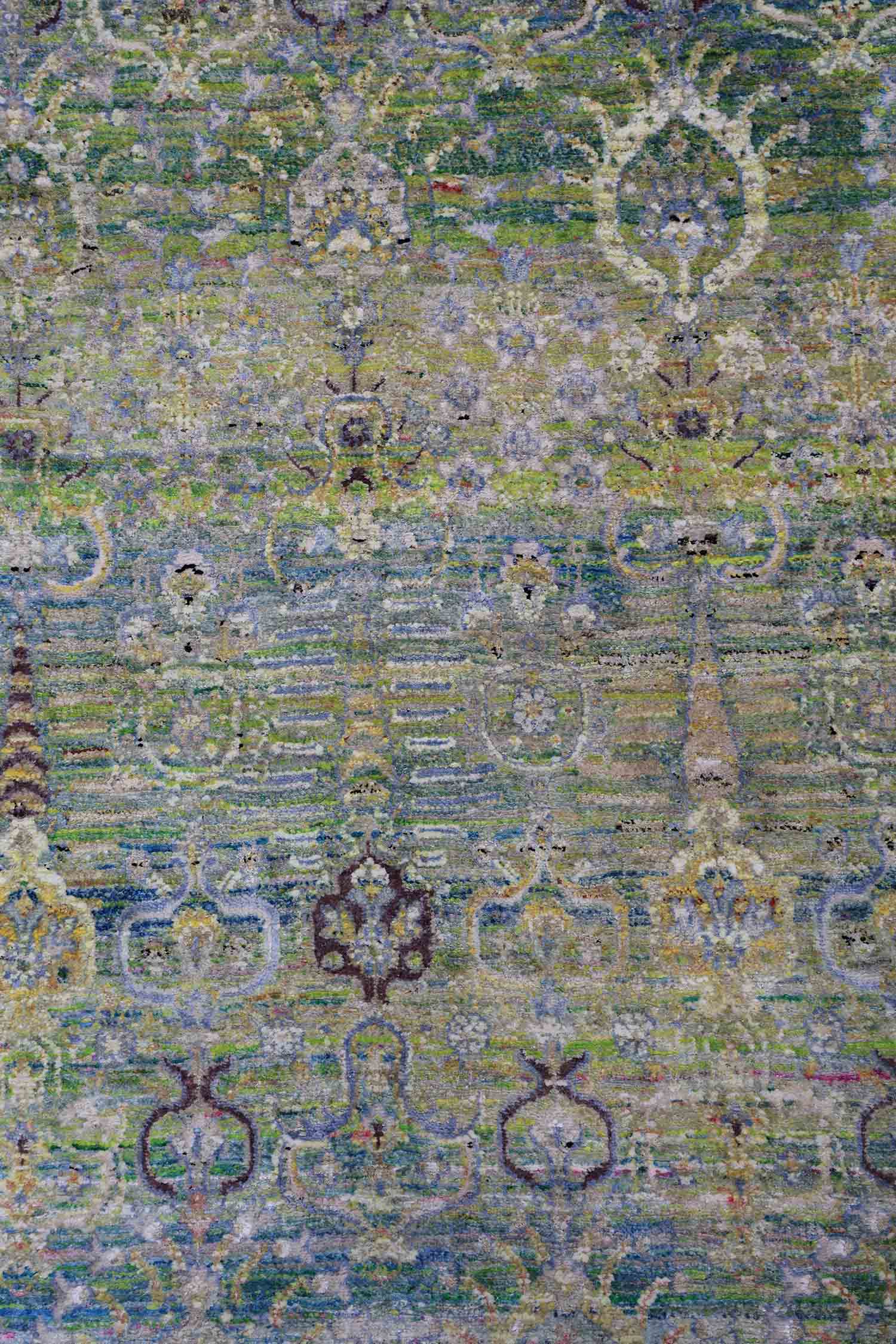 Peach'S Castle Handwoven Transitional Rug, J77135