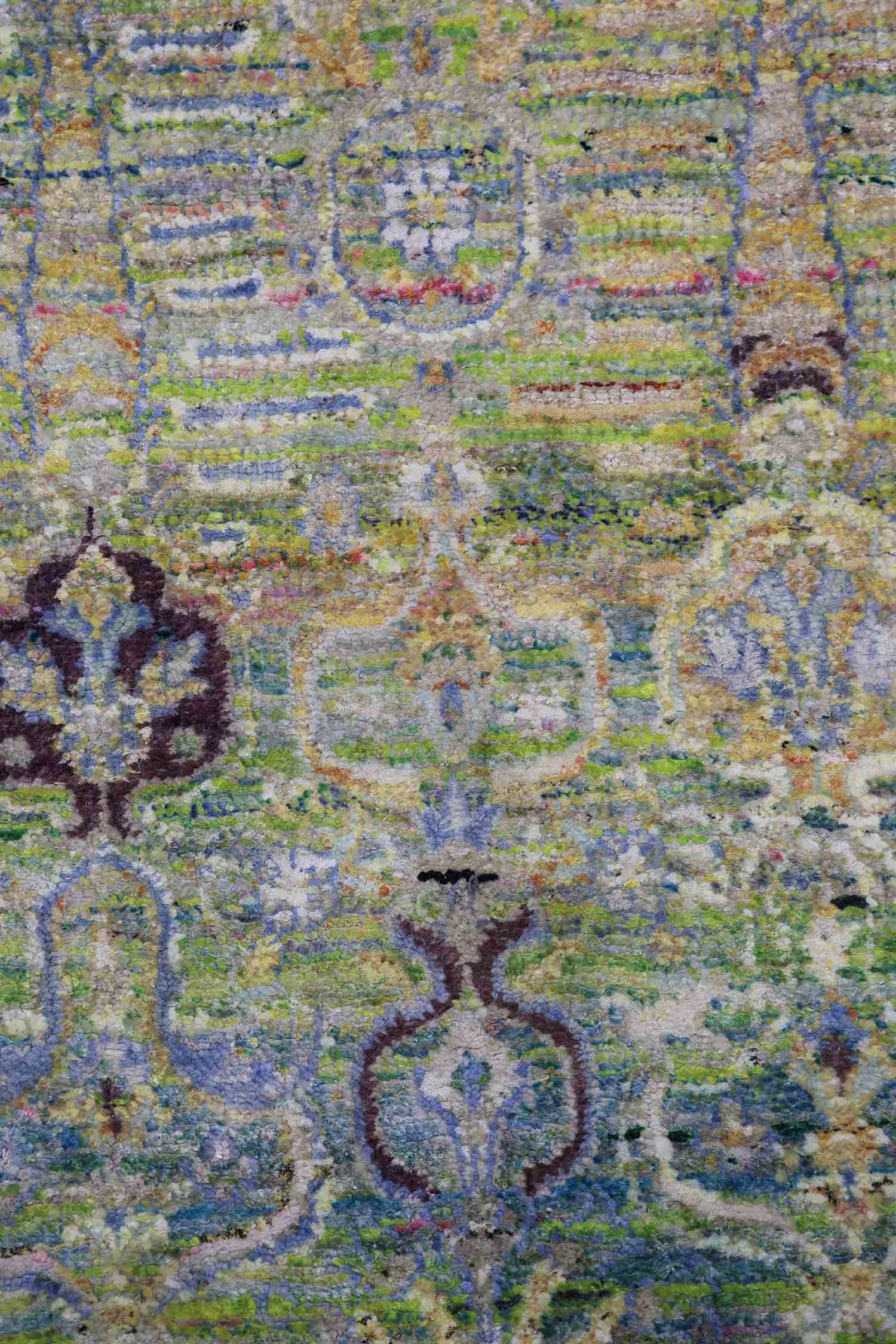 Peach'S Castle Handwoven Transitional Rug, J77135