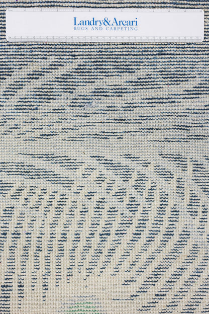 Peacock Feather Handwoven Transitional Rug, J80016