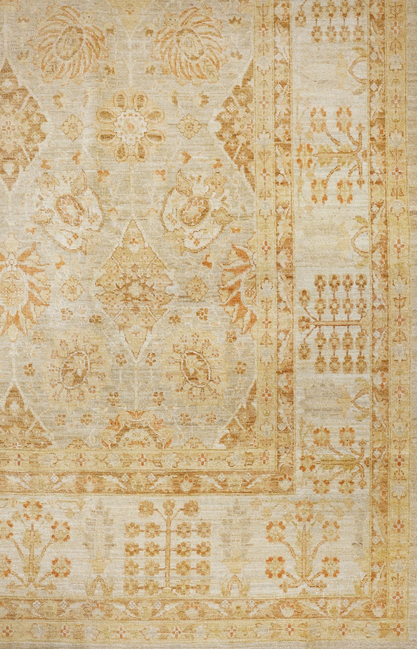 Vintage Peshawar Handwoven Transitional Rug, J79423