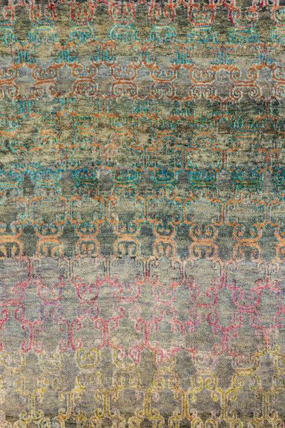 Petite Samarkand Handwoven Transitional Rug, J80576