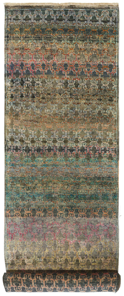 Petite Samarkand Handwoven Transitional Rug