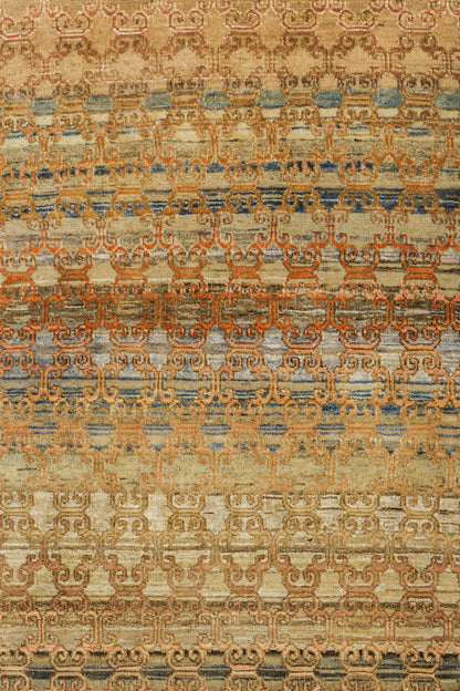 Petite Samarkand Handwoven Transitional Rug, J80579