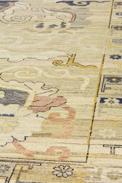 Samarkand Handwoven Transitional Rug, J80627