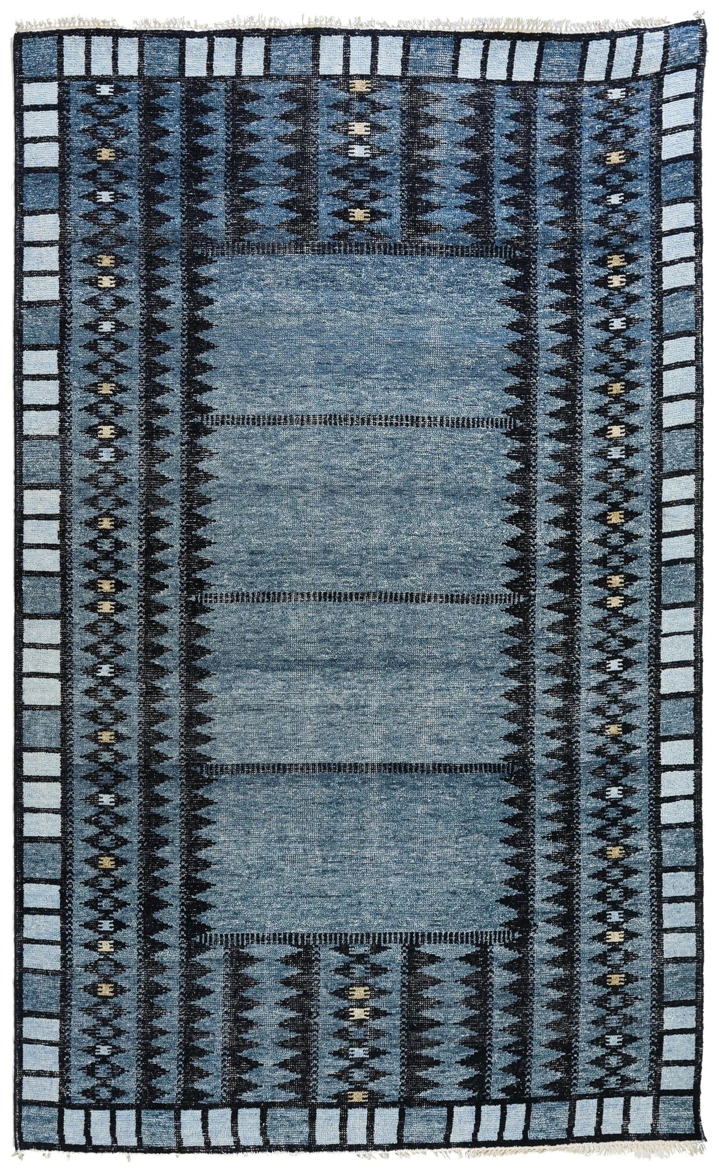 Scandinavian Handwoven Transitional Rug