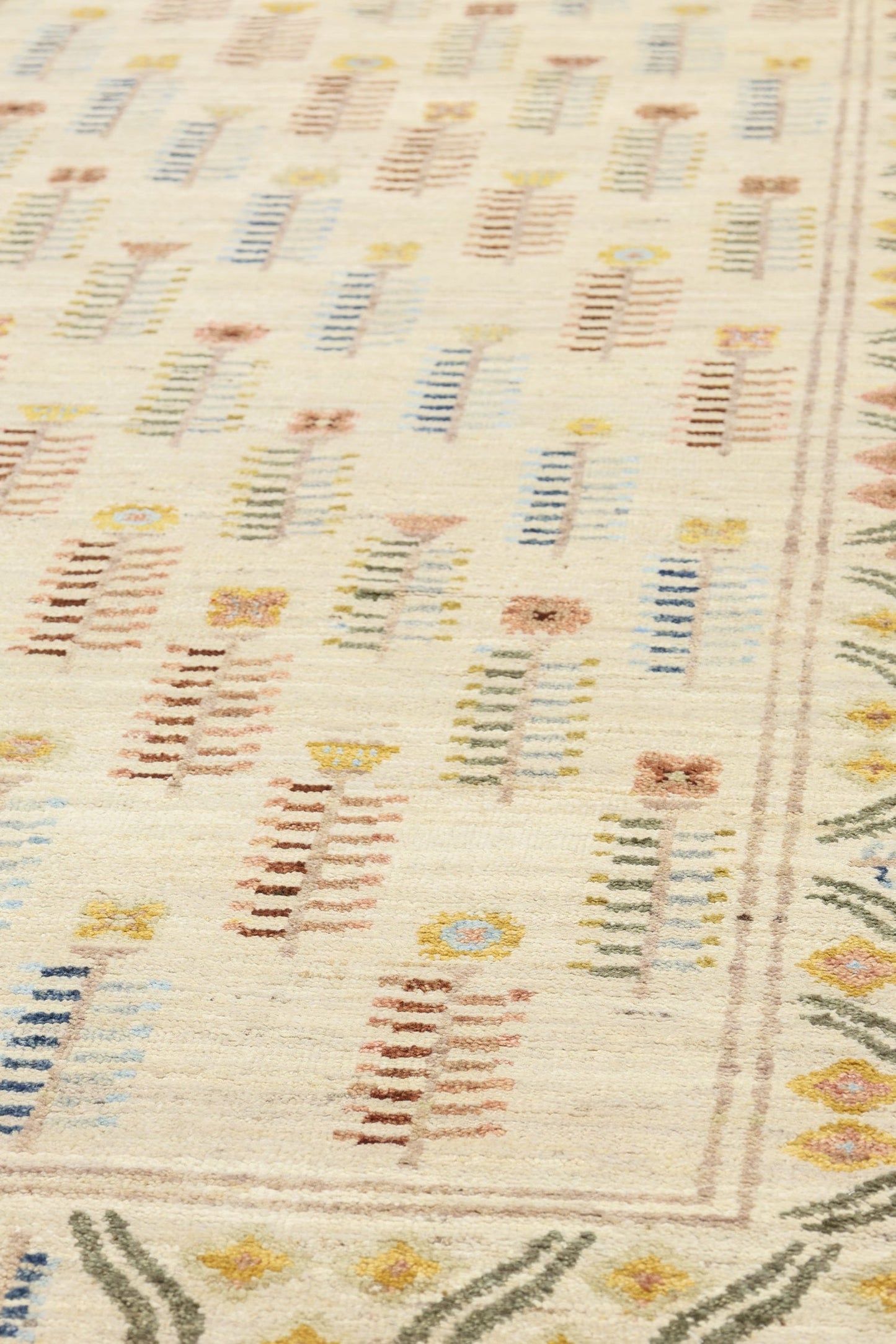 Scandinavian Handwoven Transitional Rug, J80604