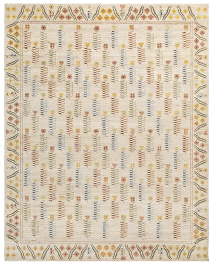 Scandinavian Handwoven Transitional Rug