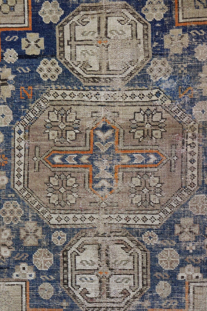 Vintage Shirvan Handwoven Transitional Rug, J66697