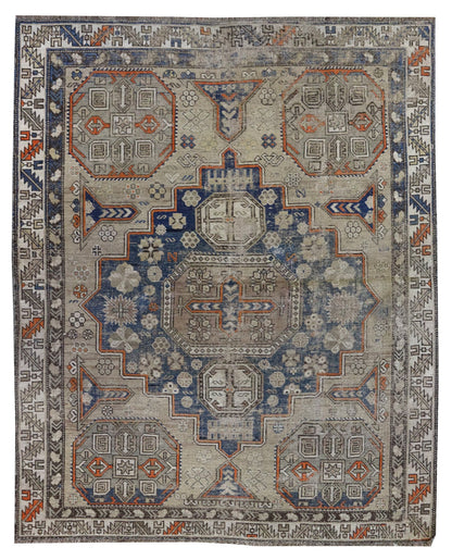 Vintage Shirvan Handwoven Transitional Rug
