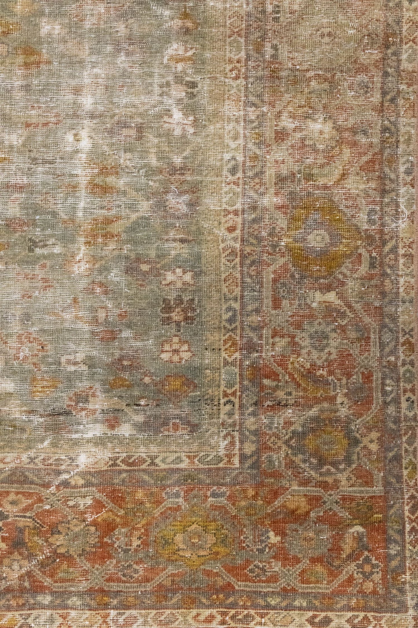 Vintage Sultanabad Handwoven Transitional Rug, J86145