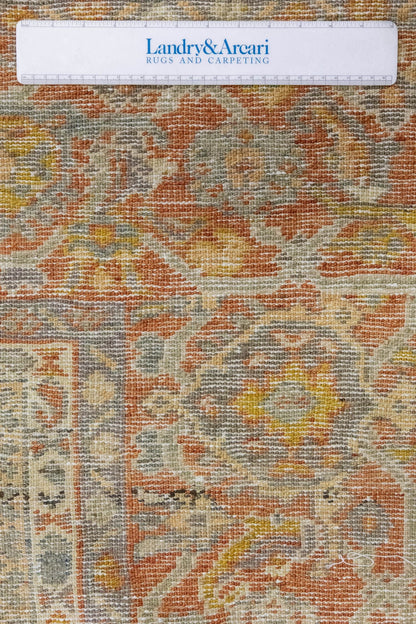 Vintage Sultanabad Handwoven Transitional Rug, J86145