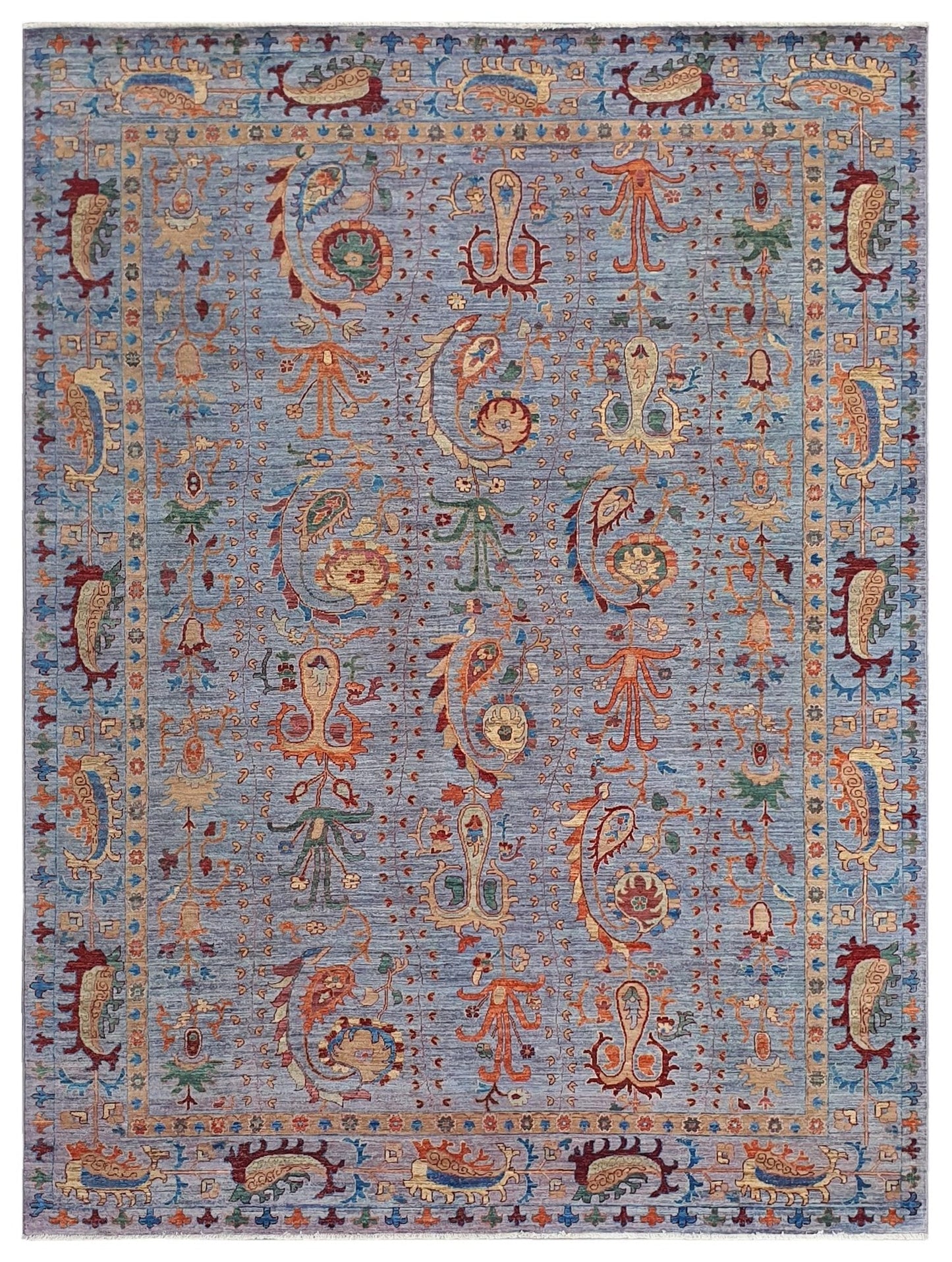 Suzani Handwoven Transitional Rug