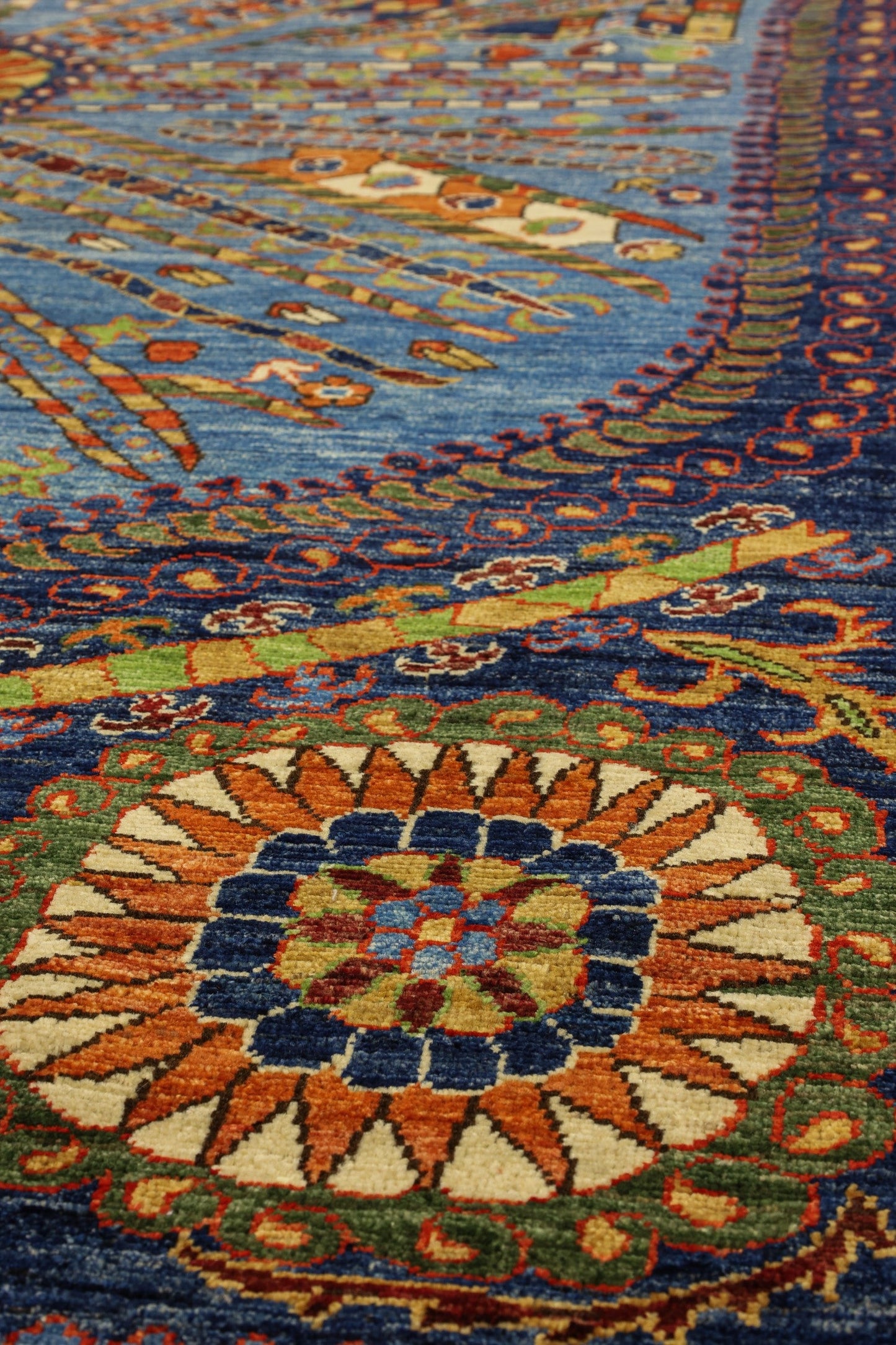 Suzani Handwoven Transitional Rug, J81048