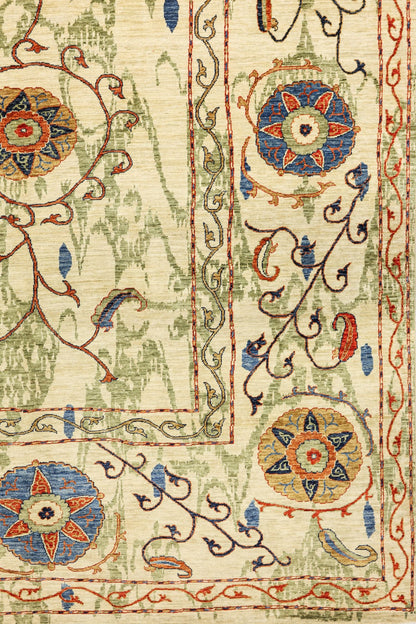 Suzani Handwoven Transitional Rug, J81077