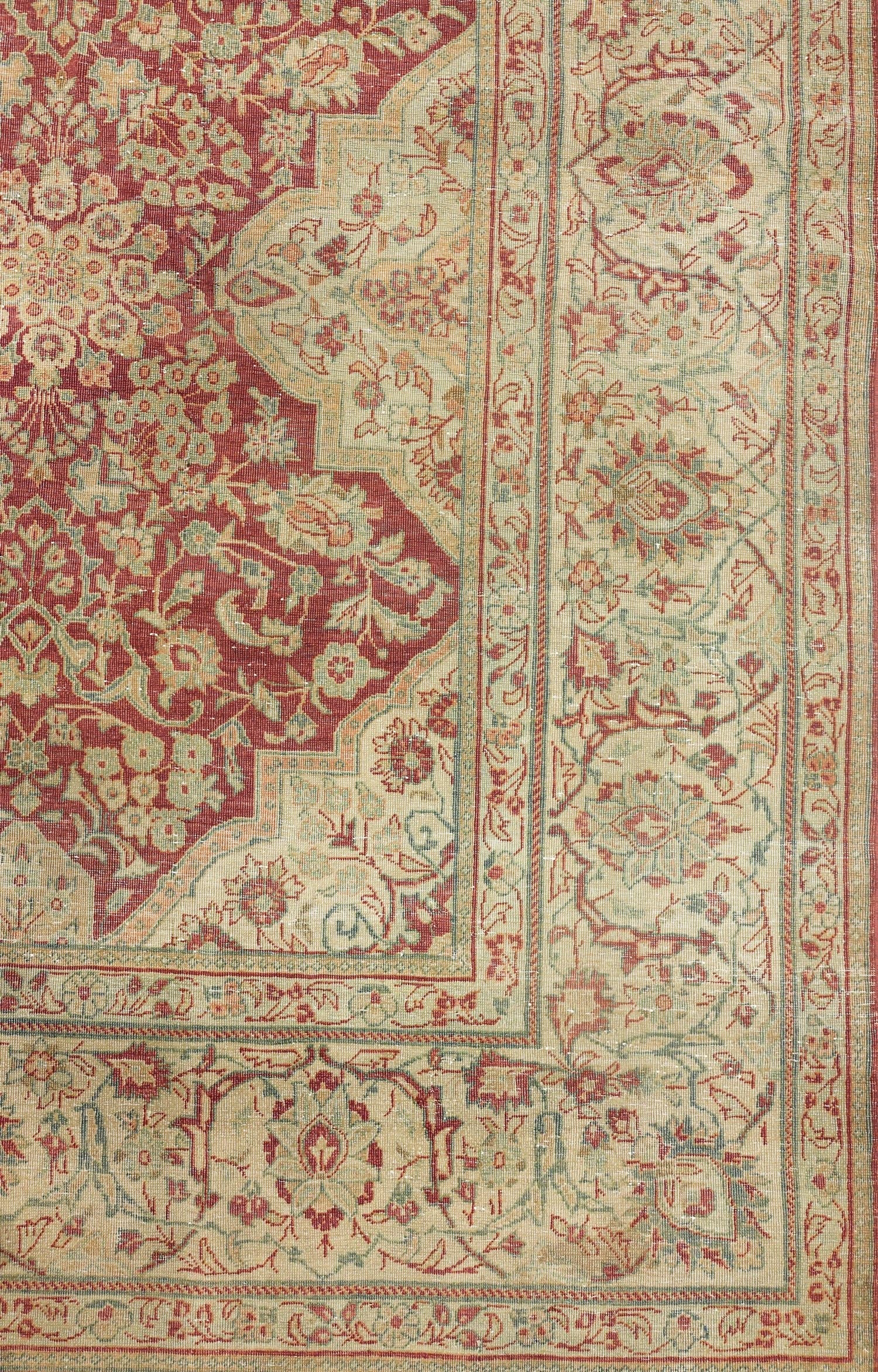 Vintage Tabriz Handwoven Transitional Rug, J70609